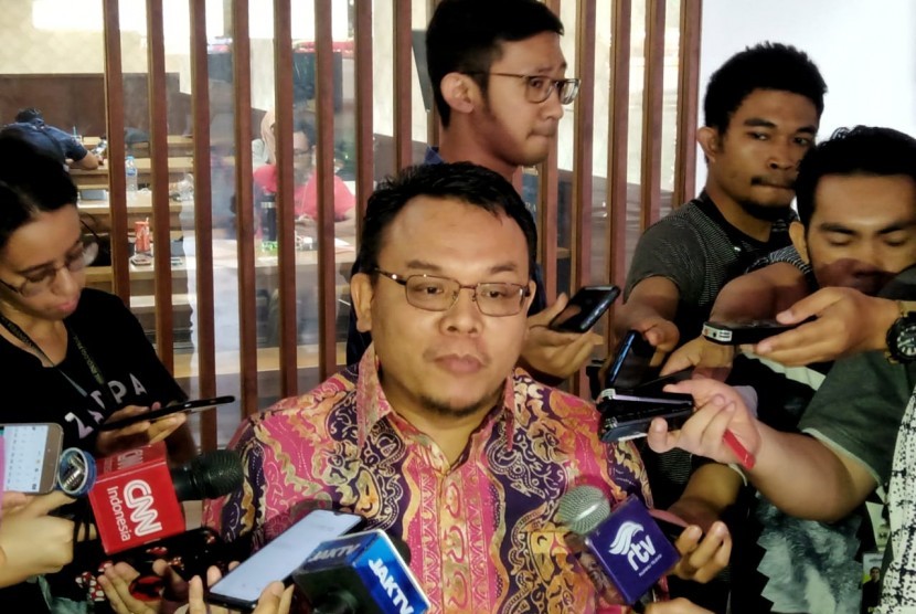 Ketua DPP PAN, Saleh Partaonan Daulay di Gedung Nusantara III, Kompleks Parlemen, Jakarta, Jumat (25/10).