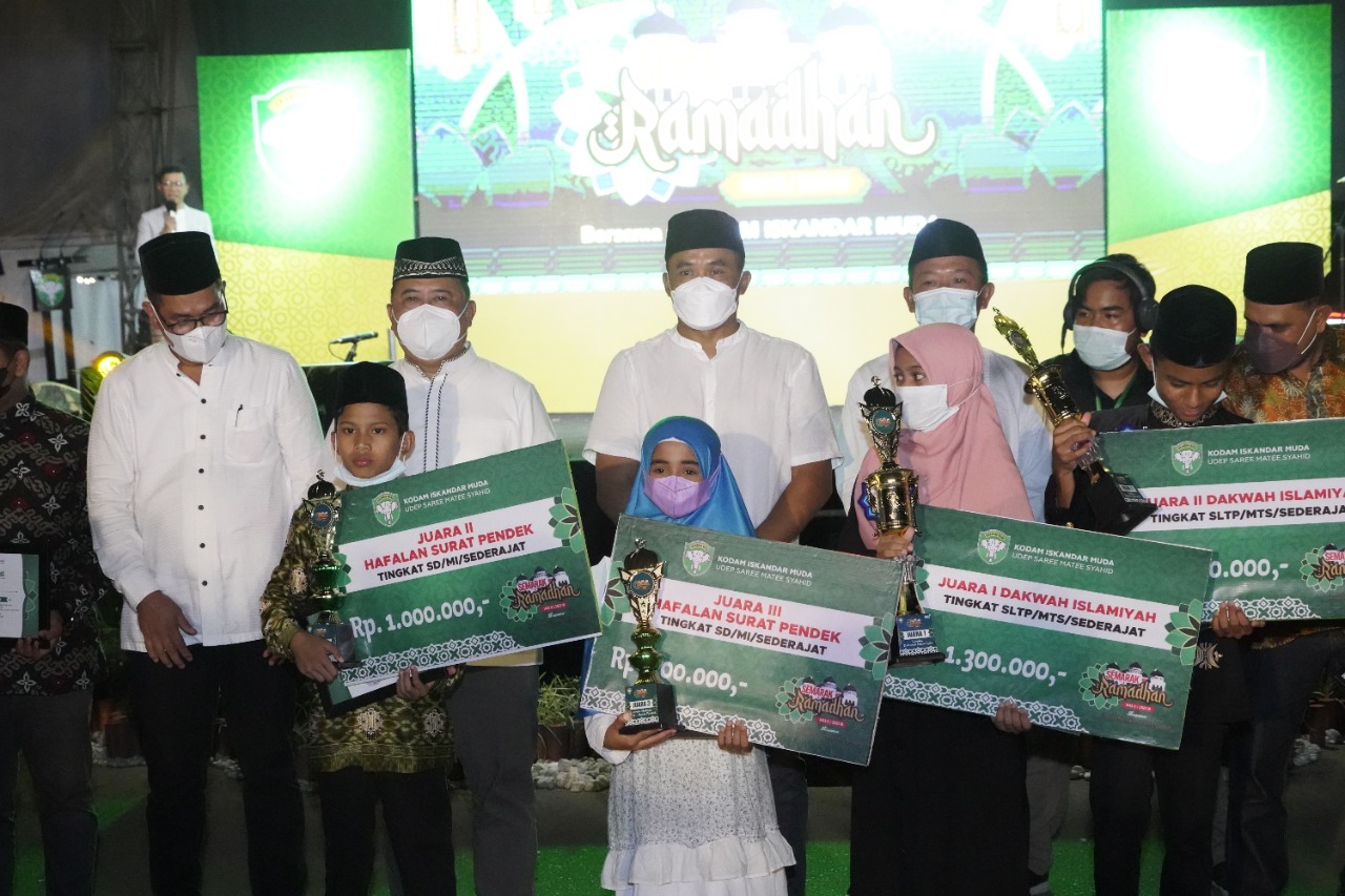 Pangdam IM Resmi Tutup Semarak Ramadan 1443 H