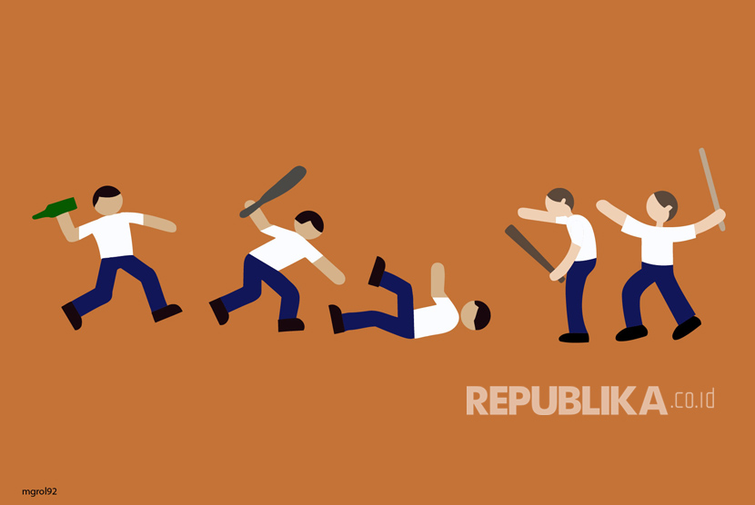 IPW Minta Polisi Tindak Tegas Tanpa Ragu Pelaku Tawuran Kelompok Remaja (ilustrasi).