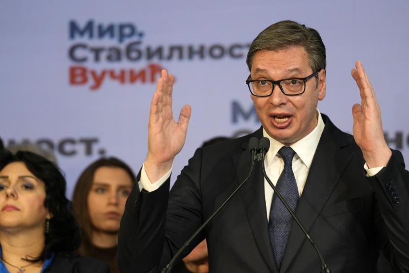 Presiden Serbia, Aleksandar Vucic.