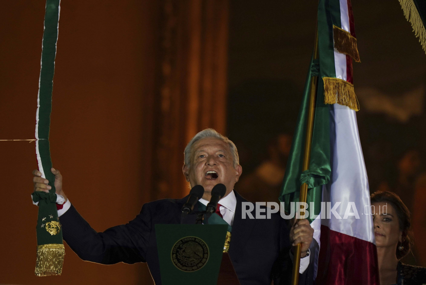 Presiden Meksiko Andres Manuel Lopez Obrador.