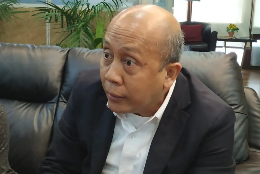 Wakil Ketua Komisi II DPR Saan Mustopa saat ditemui di Kompleks Parlemen Senayan.