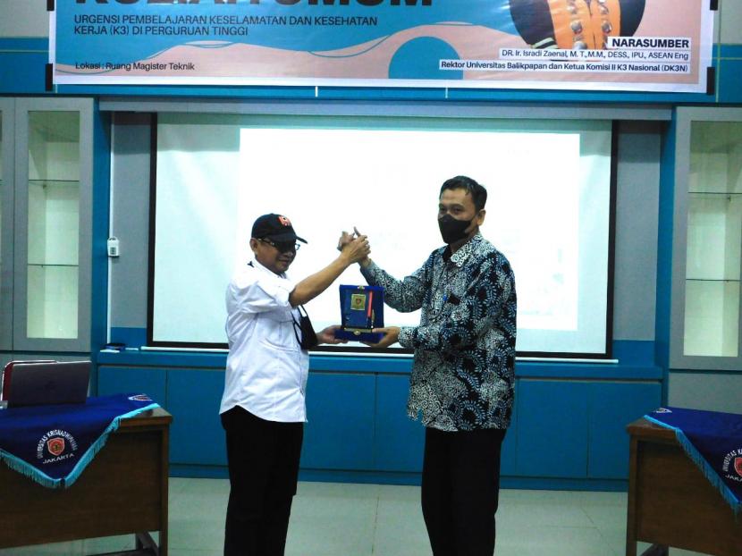 Unkris dan Universitas Balikpapan Jalin kerja sama dalam hal K3.