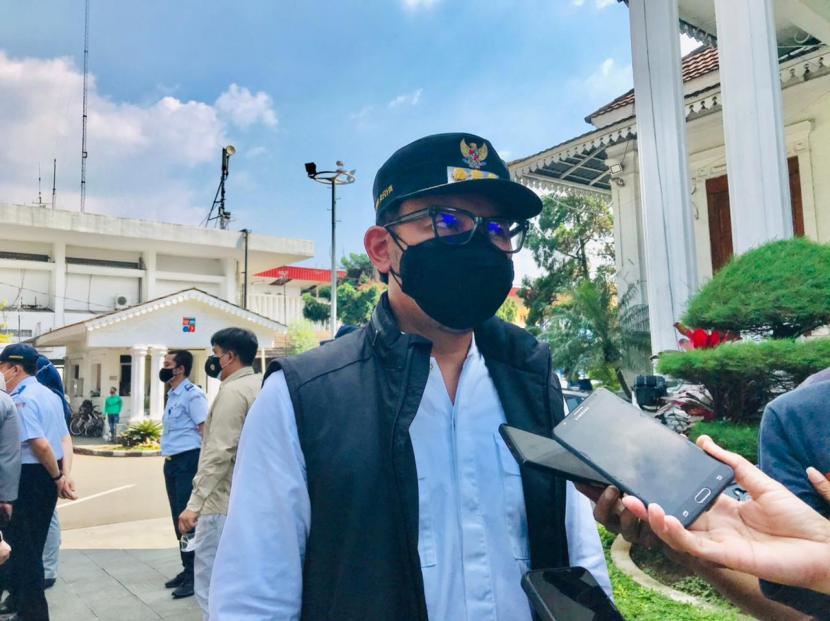 Wali Kota Bogor, Bima Arya Sugiarto di Balai Kota Bogor, Ahad (25/7/2021).