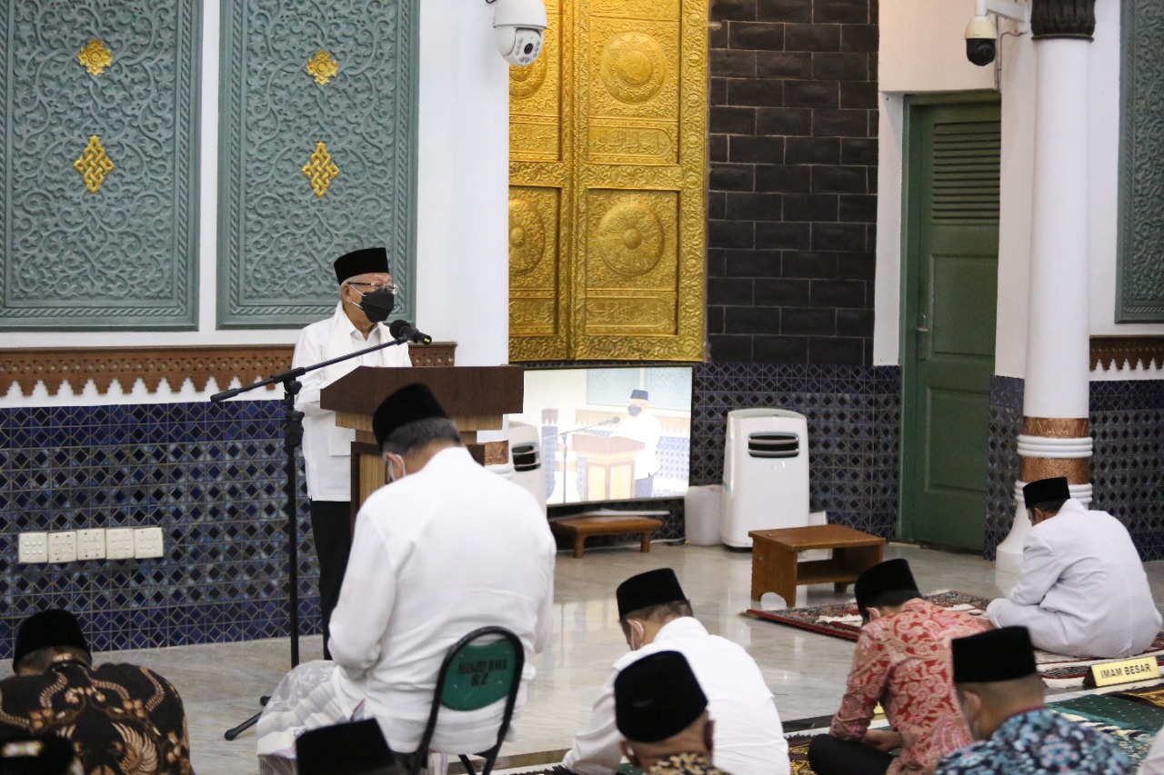 Tausiah di MRB, Wapres Ma’ruf: Ramadan Momentum Membentuk Pribadi Muttaqin