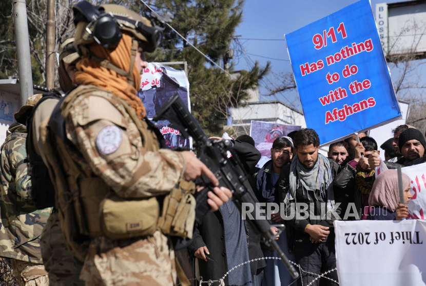 Ilustrasi Taliban. Belum ada penjelasan terkait defisit Anggaran Afghanistan dari elite Taliban