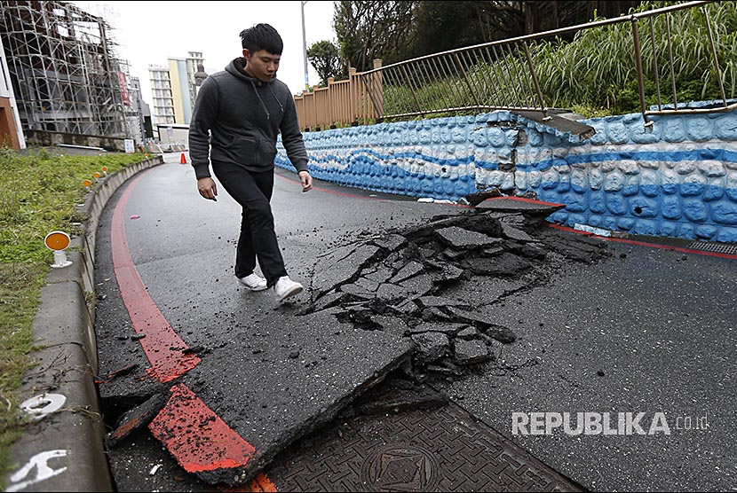 US Geological Survey (USGS) mencatat gempa bermagnitudo 6,3 mengguncang di lepas pantai Taiwan pada Senin (9/5/2022) sore waktu setempat. Ilustrasi.