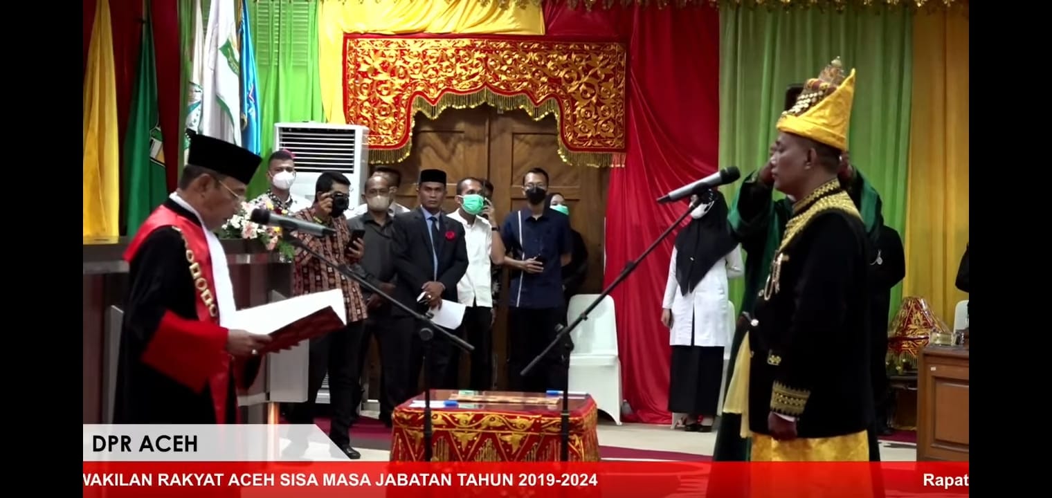 Selamat! Pon Yahya Jabat Ketua DPR Aceh