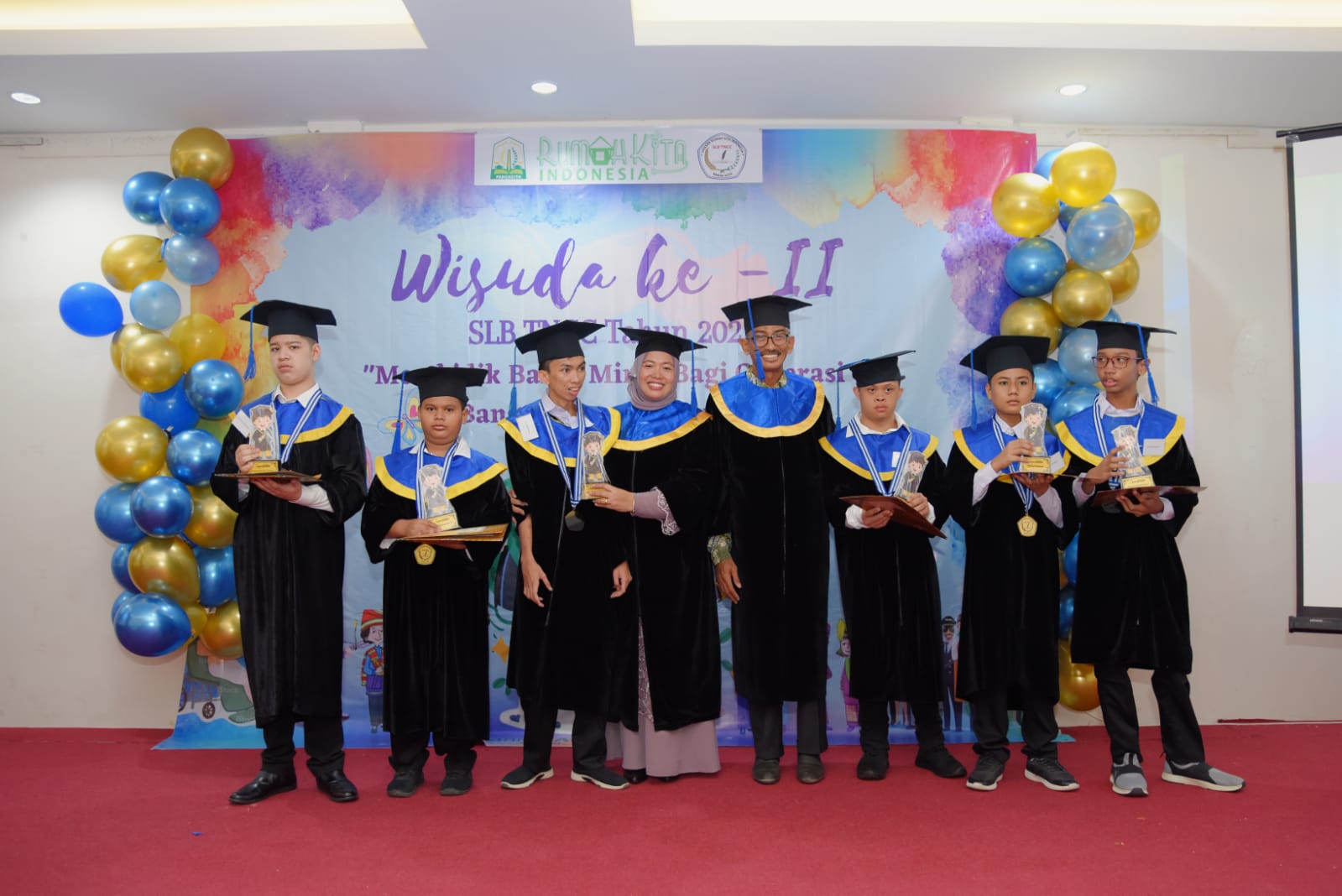 SLB TNCC Banda Aceh Gelar Wisuda Enam Pelajar Penyandang Disabilitas