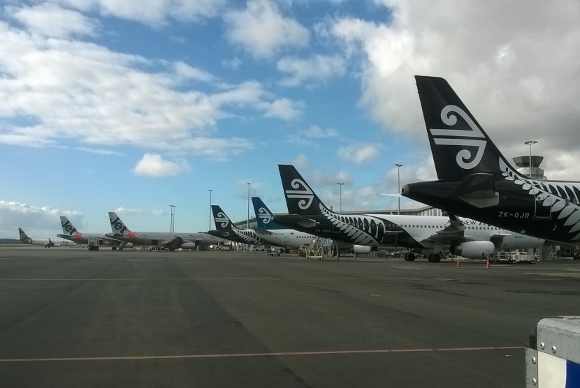 Bandara Christchurch di Selandia Baru.