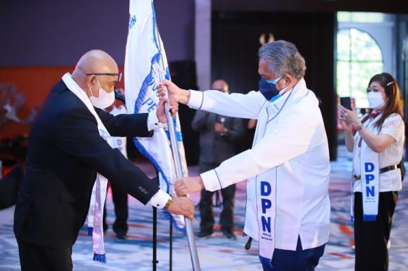 Pengukuhan pengurus baru Dewan Pimpinan Cabang (DPC) Peradi Bandung di Hotel Pullman Grand Central, Kota Bandung, Jawa Barat pada 29 Maret 2022 lalu