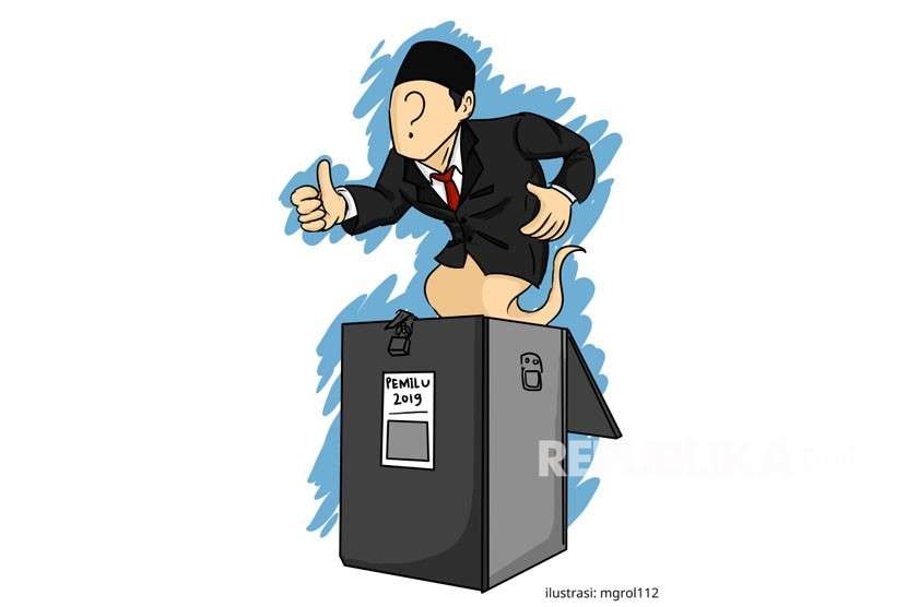 Ilustrasi pemilihan presiden. Generasi digital dinilai pemilih rasional jadi jangan coba-coba membuat capres settingan.