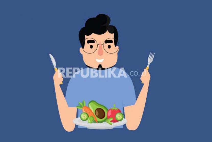 Ilustrasi. Pola makan yang terjaga dengan baik selama puasa dapat memudar seiring berakhirnya Ramadhan.