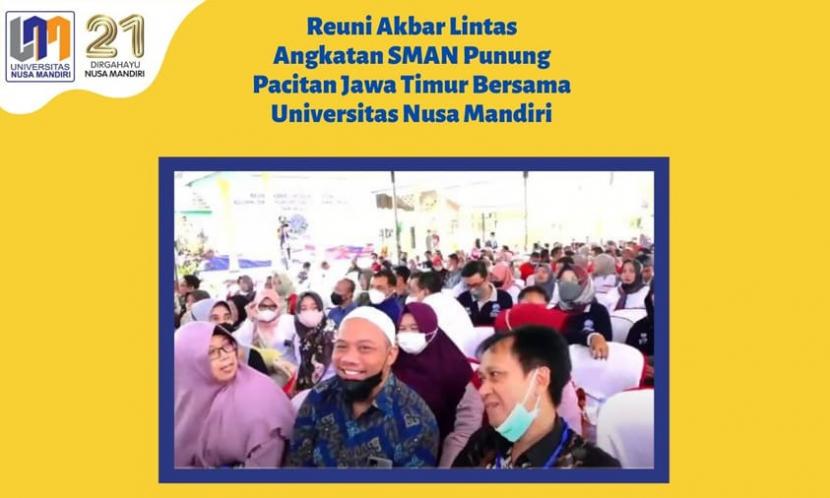 UNM mendukung terselenggaranya Reuni Akbar SMAN Punung Pacitan.