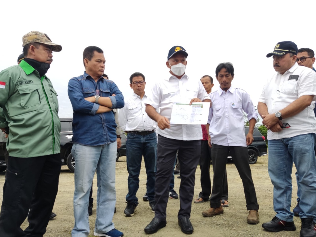 Sekda Aceh Bersama Kadis PUPR Tinjau Progres Multi Years di Simeulue