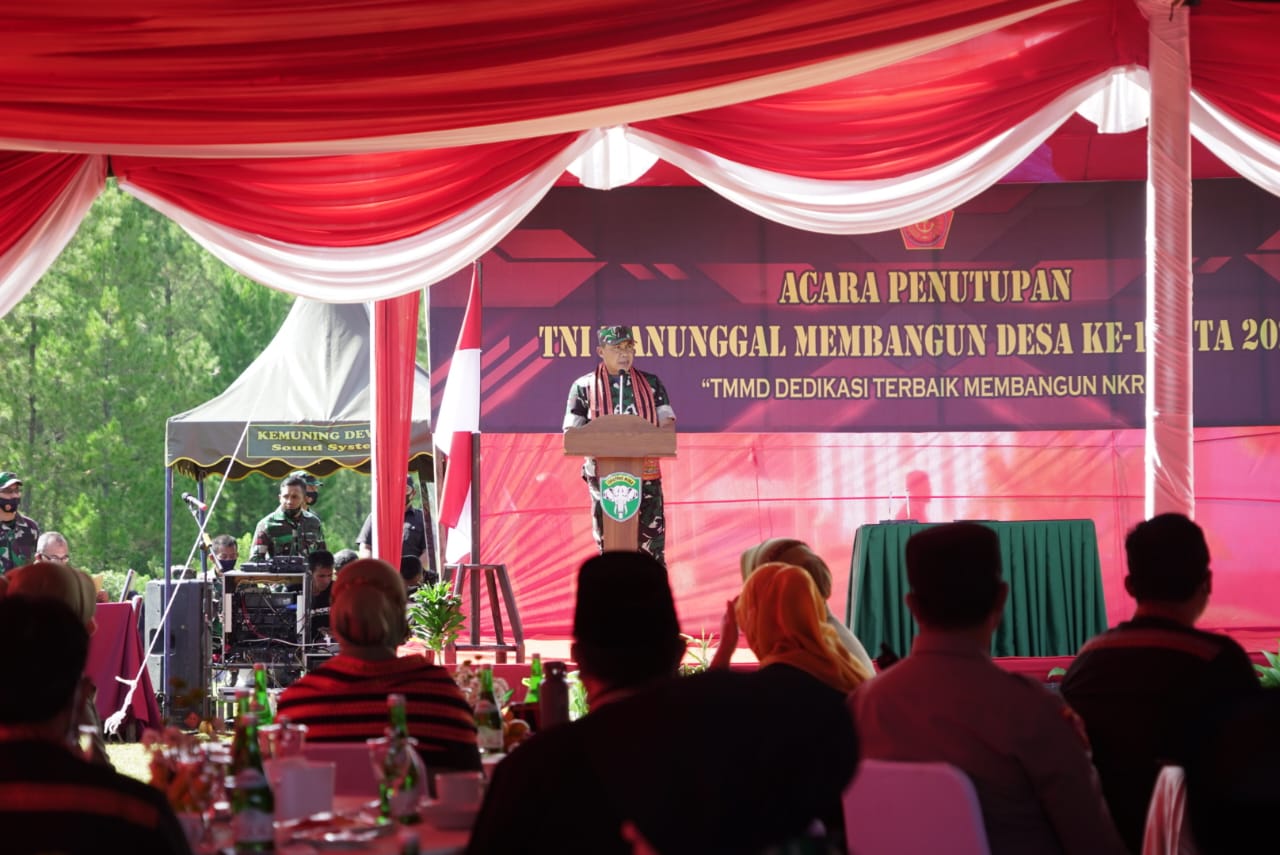 Tutup TMMD ke-113 Tahun 2022, Pangdam IM Ajak Semua Pihak Terus Bersinergi