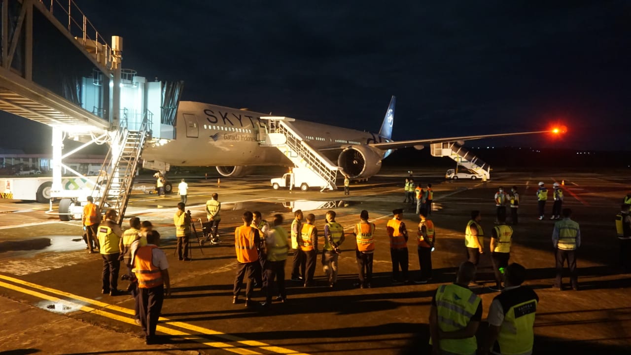 Sempat Delay 11 Jam, Pesawat yang Mengangkut CJH Aceh Kloter Dua Lepas Landas