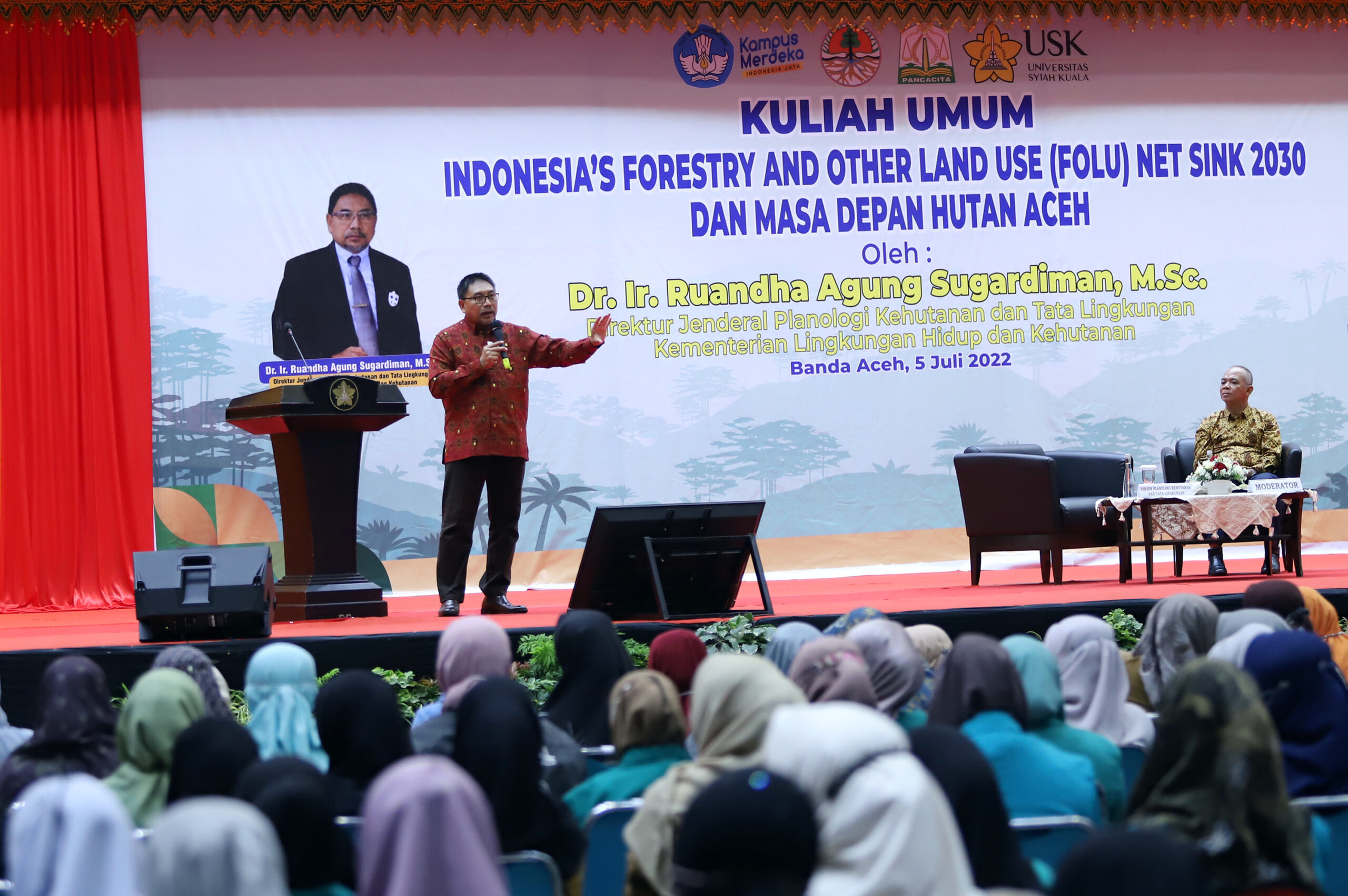 Kementerian LHK-USK Bahas FOLU, Serta Terima SK Penetapan Kampus II