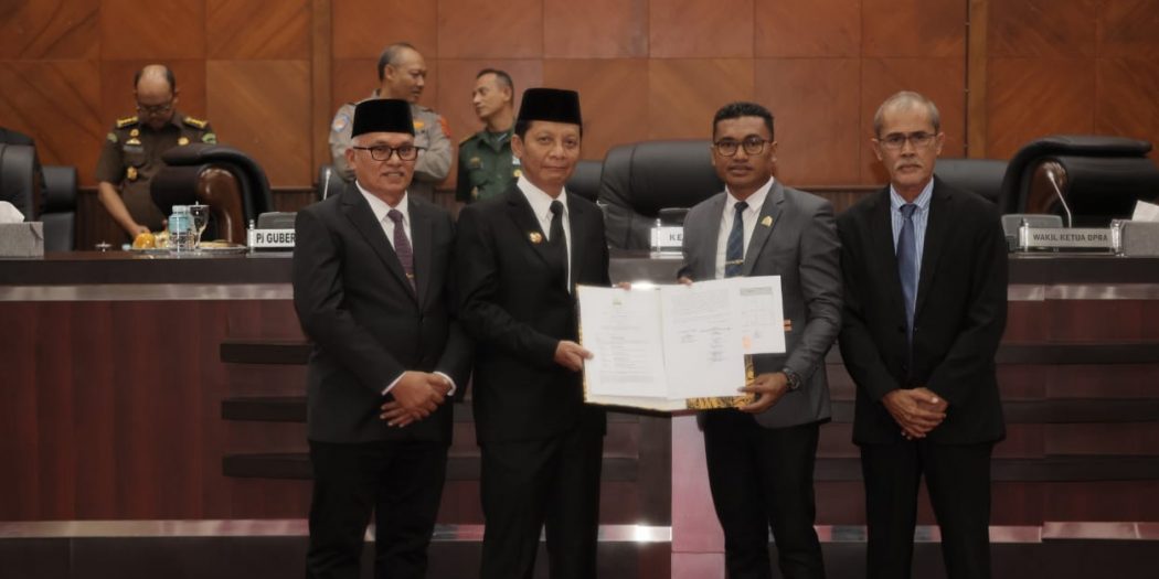 Pemerintah dan DPRA Tandatangani Dokumen KUA-PPAS 2023