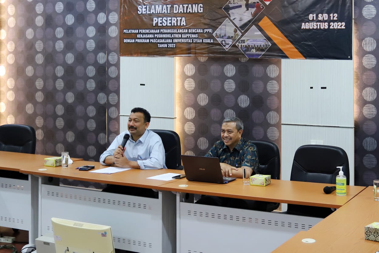 USK dan Bappenas Beri Pelatihan Kebencanaan Aparatur Daerah
