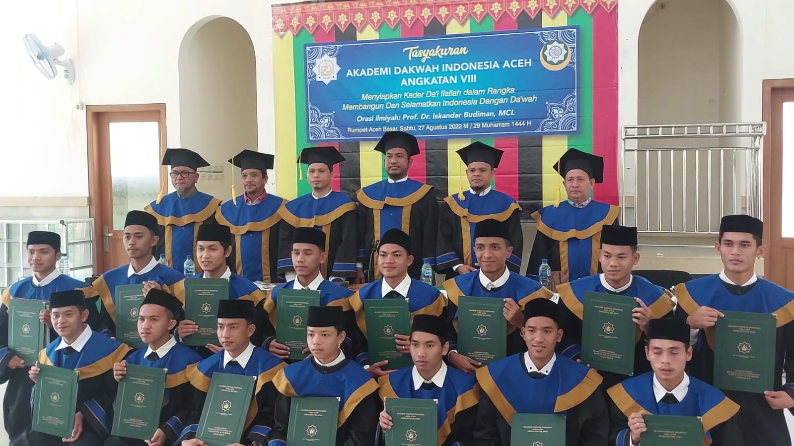 26 Mahasantri Angkatan VIII ADI Dewan Dakwah Aceh Ikut Tasyakuran