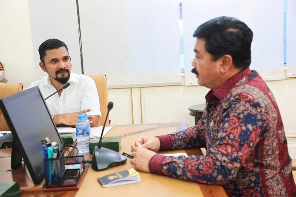 Komisi I DPRA Temui Menteri ATR/BPN, Lobi Masalah Pertanahan Aceh