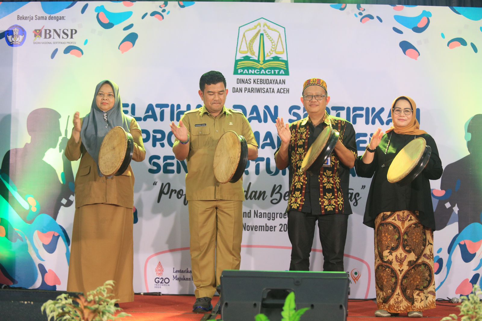 Disbudpar Aceh Gelar Pelatihan dan Sertifikasi untuk Pekerja Kreatif dan Seni Pertunjukan