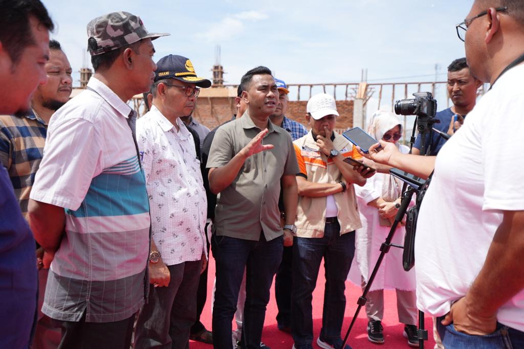 Komisi V Tinjau Pembangunan Venue PORA Pidie