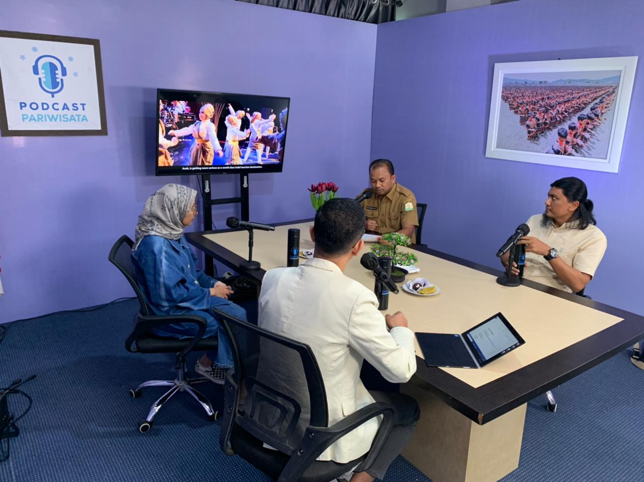 Disbudpar Aceh Luncurkan Program Podcast Wisata dan Ekraf