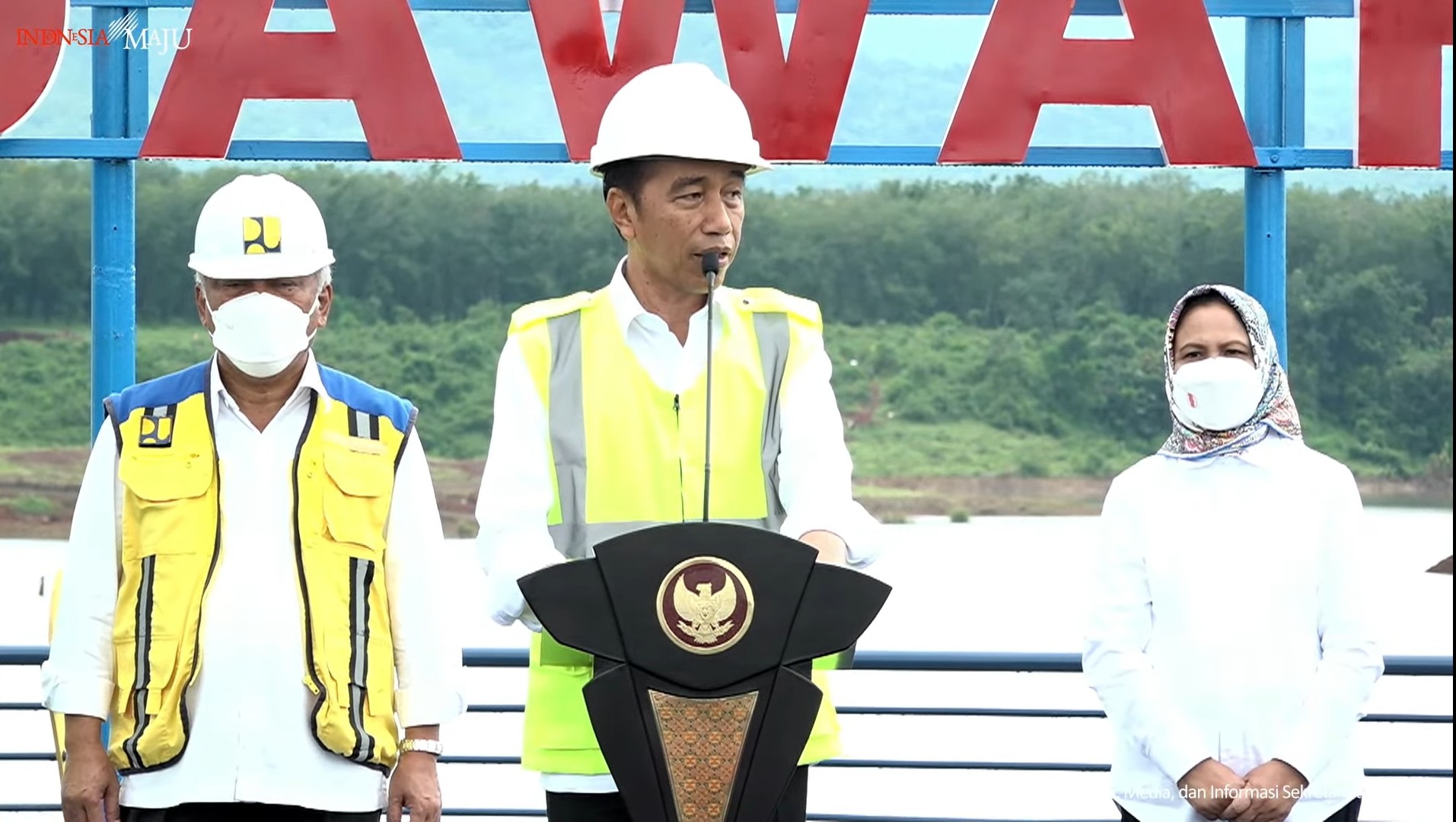 Presiden Jokowi Meresmikan Bendungan ke-33 di Sumedang 