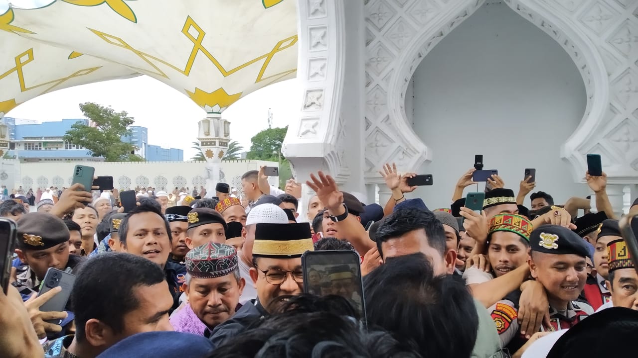 Sapa Warga Aceh di MRB, Anies Diteriaki ‘Calon Presiden’