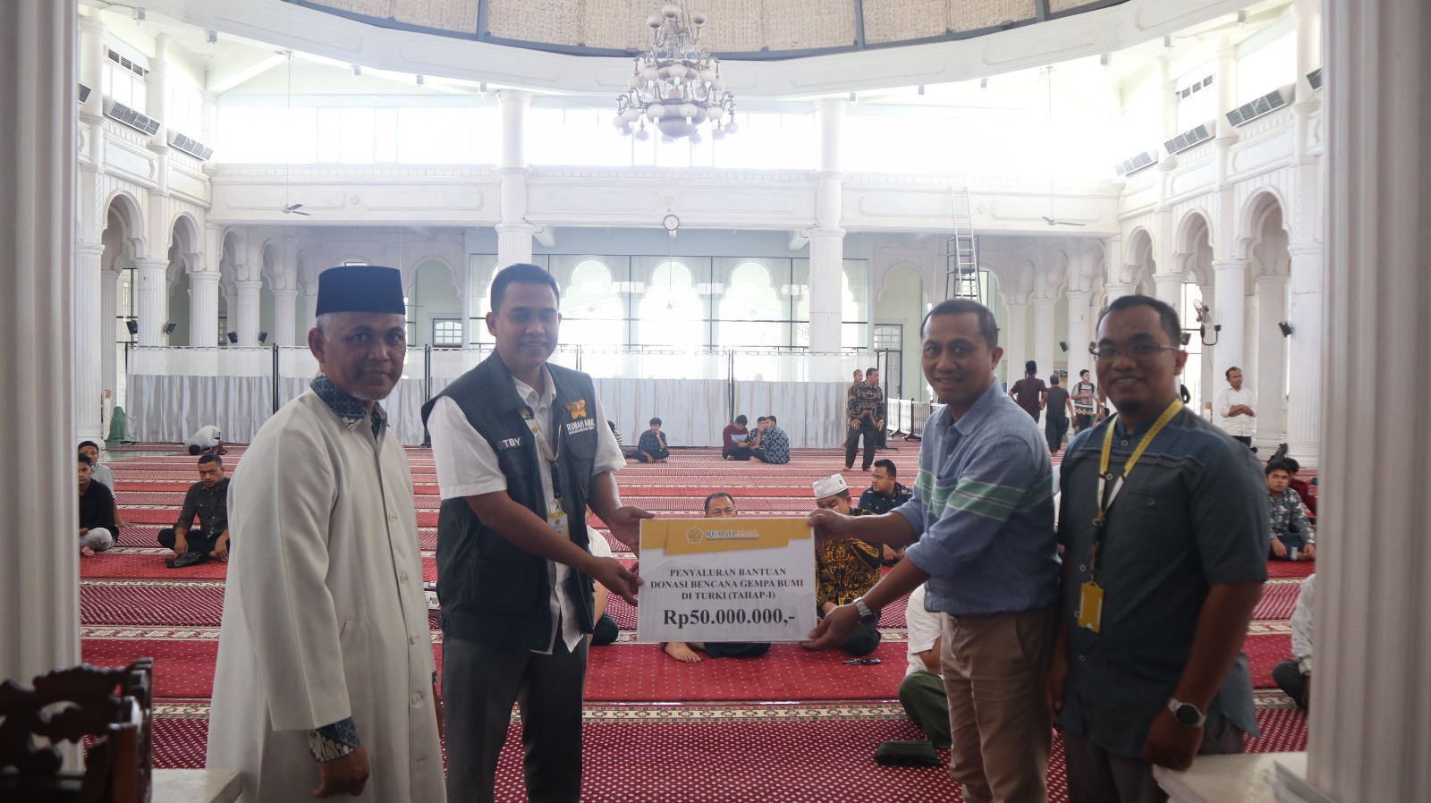 Bantu Korban Gempa Turki, Rumah Amal USK Serahkan Donasi Rp 50 Juta