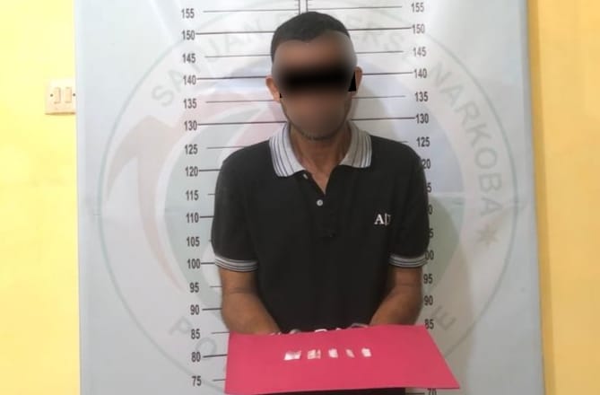 Seorang Warga Pidie Diringkus Polisi saat Transaksi Sabu