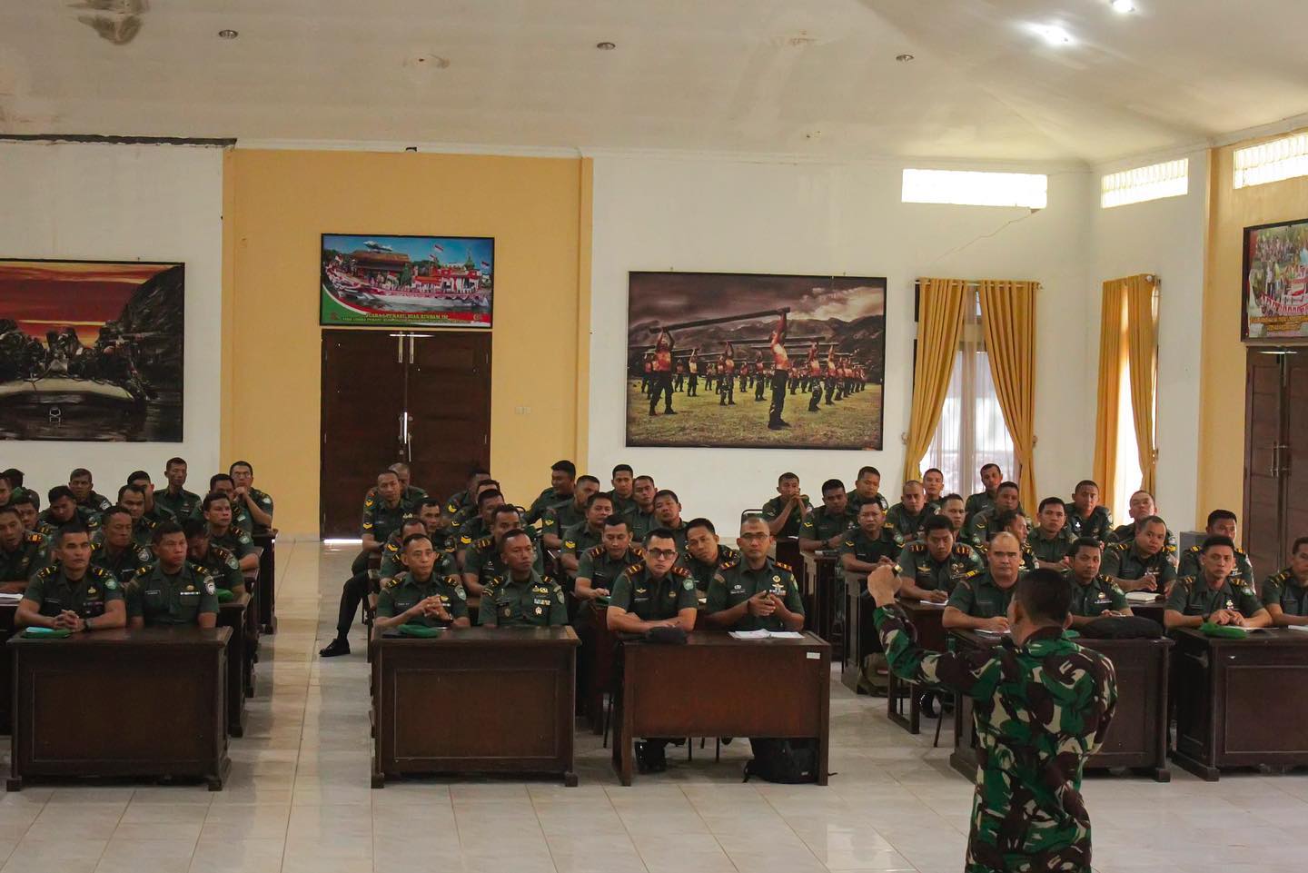 Gumil-Pelatih Rindam IM Ikuti MTT Berbasis SKS dari Kodiklat TNI AD
