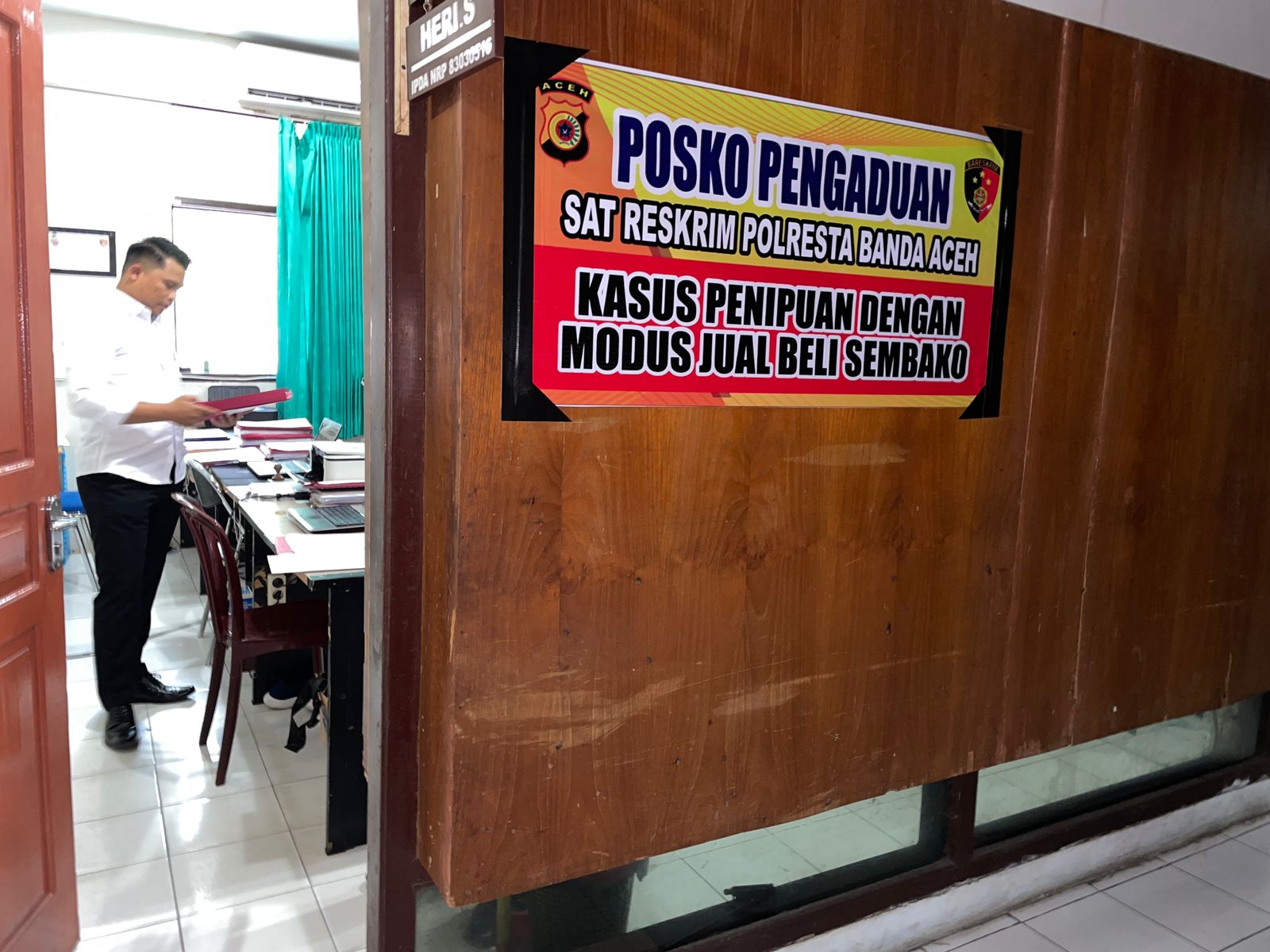 Polresta Banda Aceh Buka Posko Kasus Penipuan Jual Beli Sembako Murah