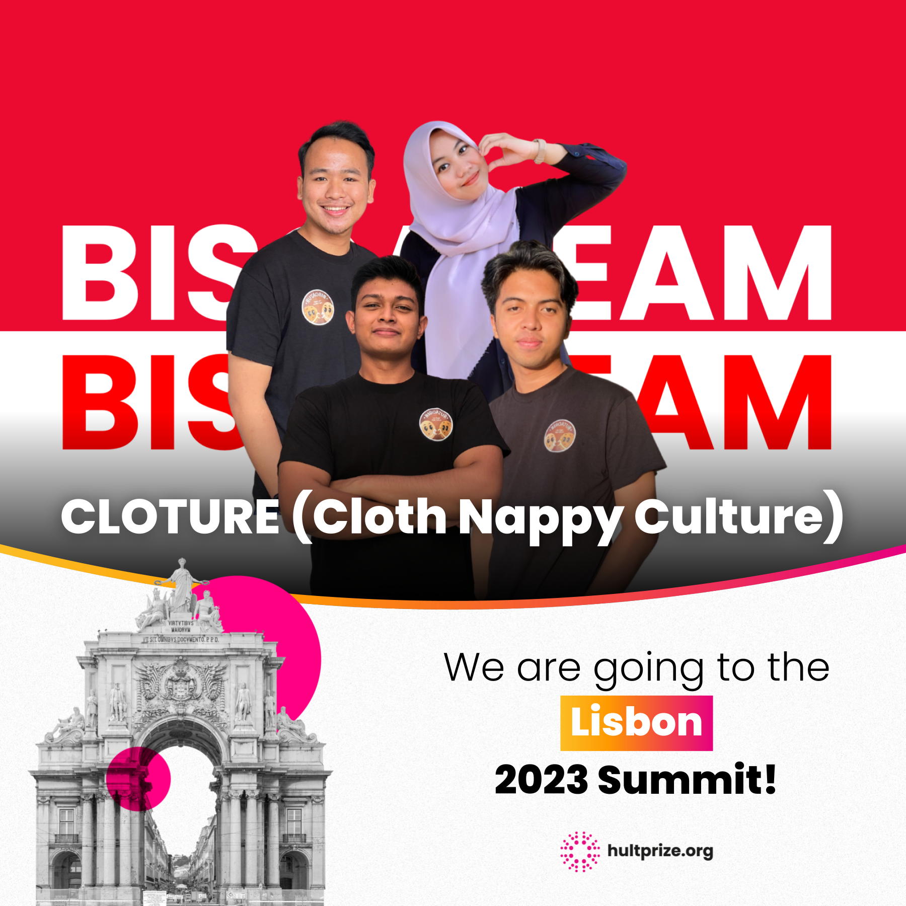 Biscateam USK Masuk Top 700 Lisbon Summit Hult Prize 2023