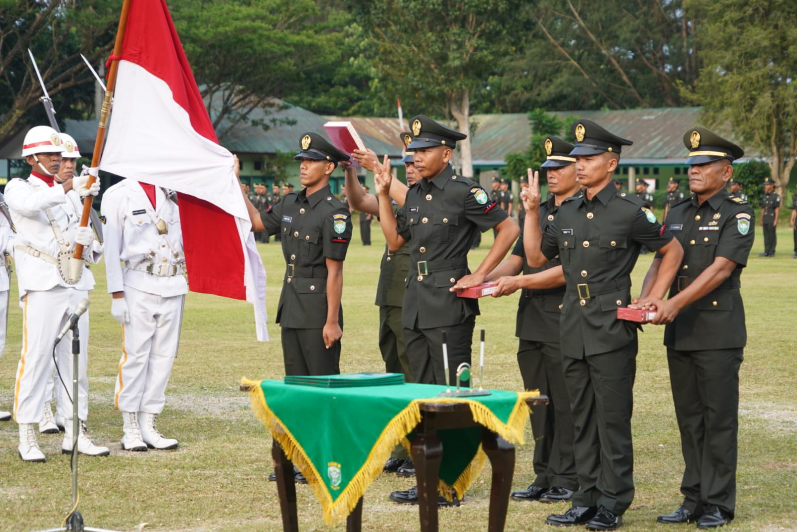 Pangdam IM Lantik 250 Prajurit Tamtama TNI AD