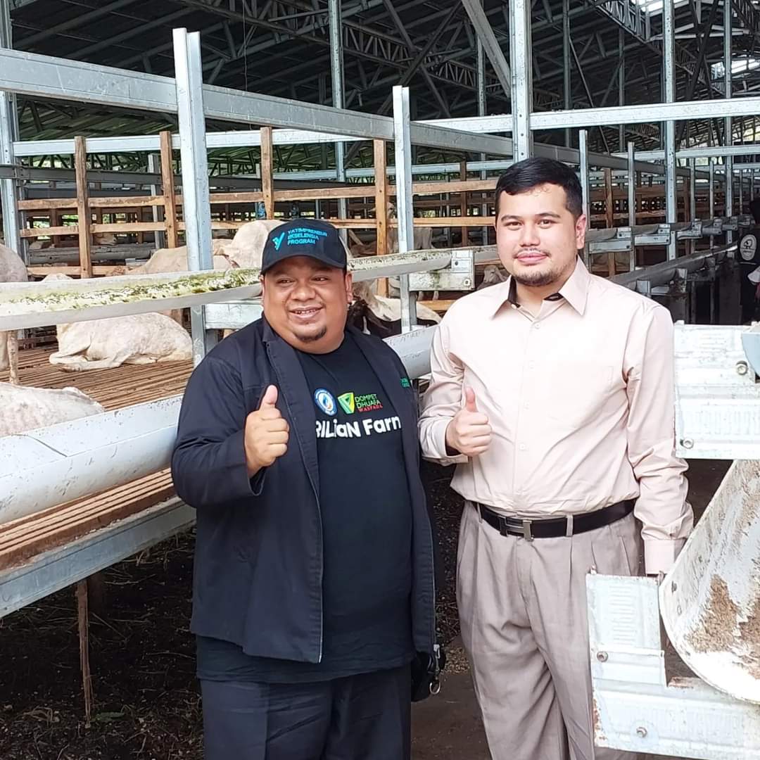 Pimpinan Yayasan RSU Sufina Aziz Apresiasi Sentra Ternak DD Farm Sumut