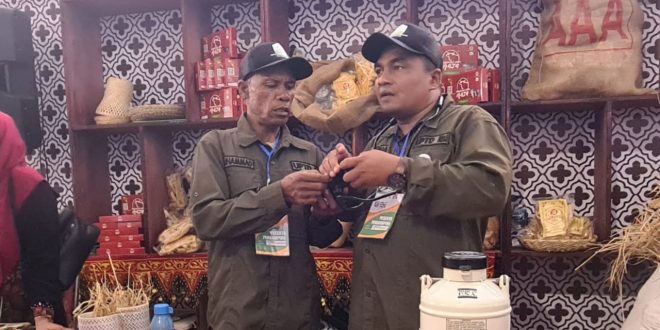 Disnak Aceh Pamerkan VIB-H, Alat IB dengan Teknologi AI, di Penas-KTNA Padang 
