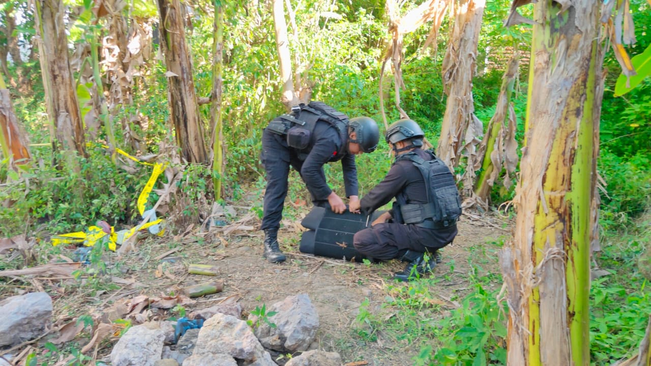 Warga Pango Raya Temukan Mortir Aktif Saat Membersihkan Kebun