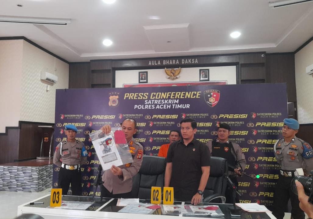 Polisi Tangkap Pelaku Rekrutmen Anggota PPS di Aceh Timur