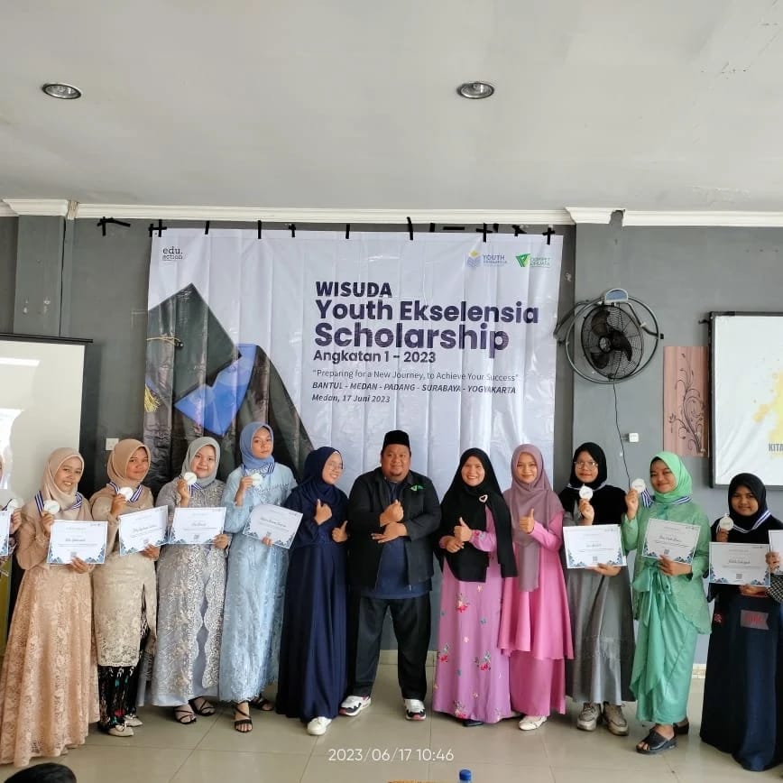 LPI DD Wisuda Serentak Angkatan Pertama Program YES di 5 Kota, Medan Salah Satunya