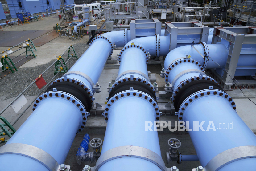 Ratusan aktivis lingkungan Korea Selatan berkumpul di pusat kota Seoul pada Sabtu (12/8/2023), untuk memprotes rencana Jepang melepaskan limbah air hasil radioaktif PLTN Fukushima