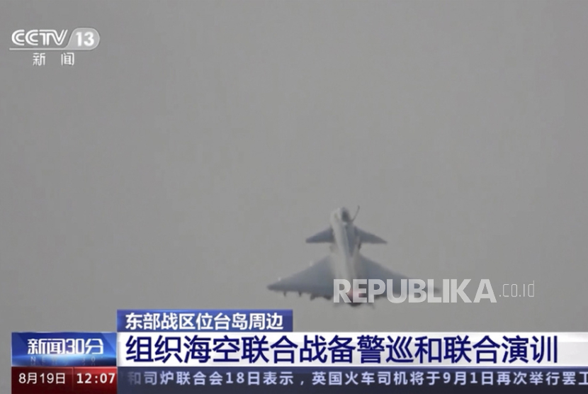 Latihan militer China.