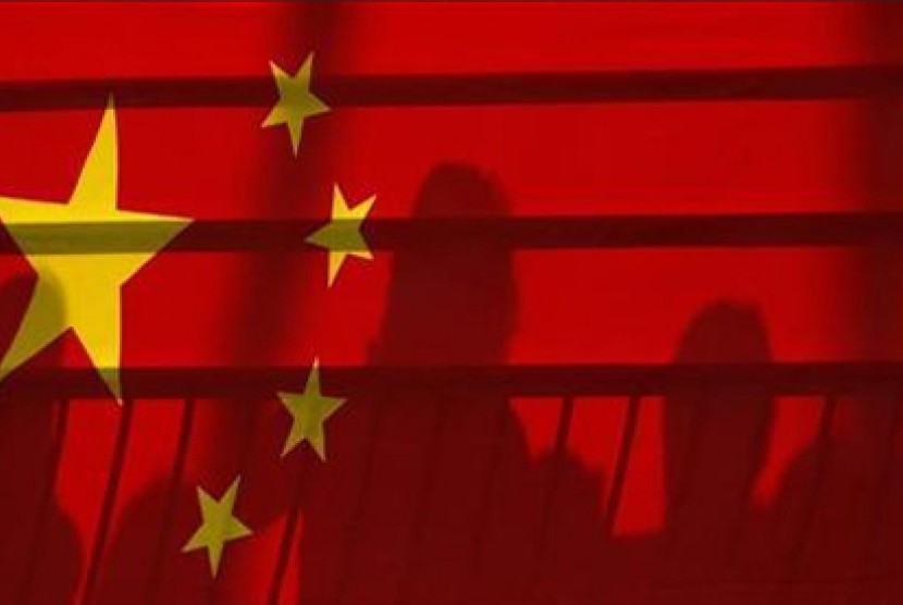 Bendera Cina. Ilustrasi.