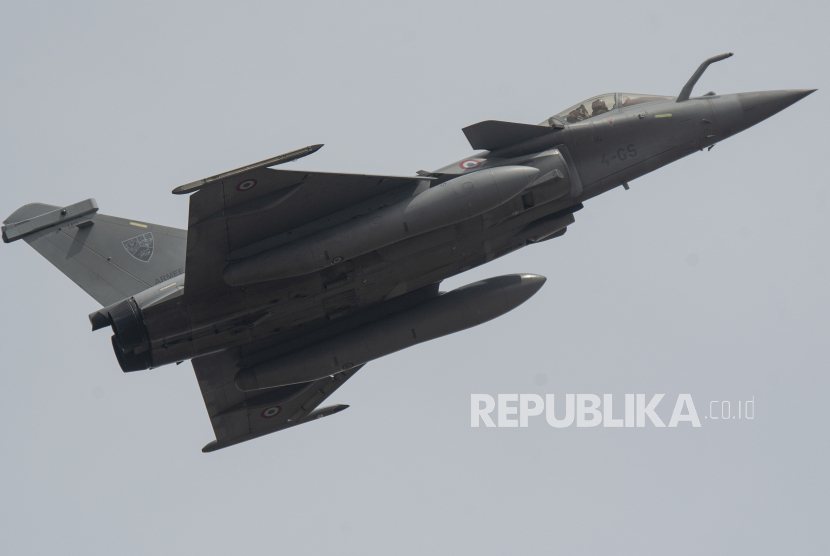 Pesawat tempur Rafale buatan Dassault Aviation.