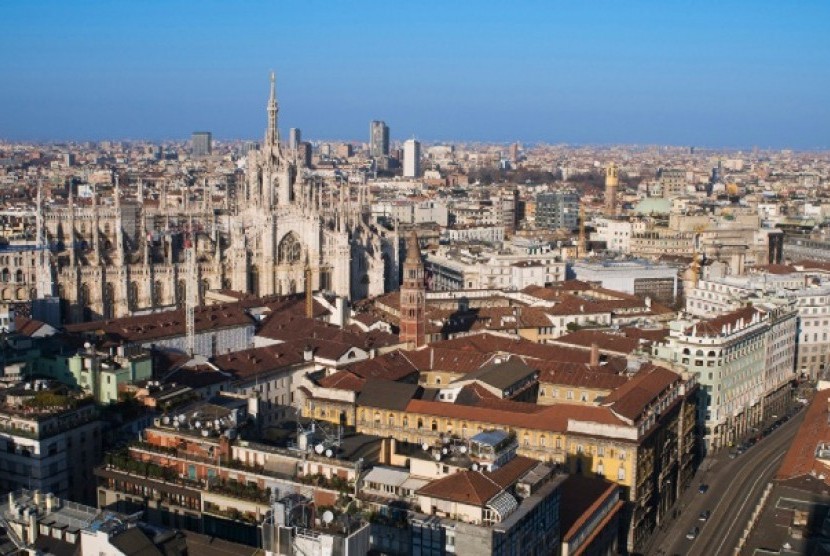 Kota Milan di bagian utara Italia, mencatat rekor tertinggi baru suhu rata-rata harian terpanas di 33 derajat Celcius (91,4 Fahrenheit) pada hari Rabu (23/8/2023).