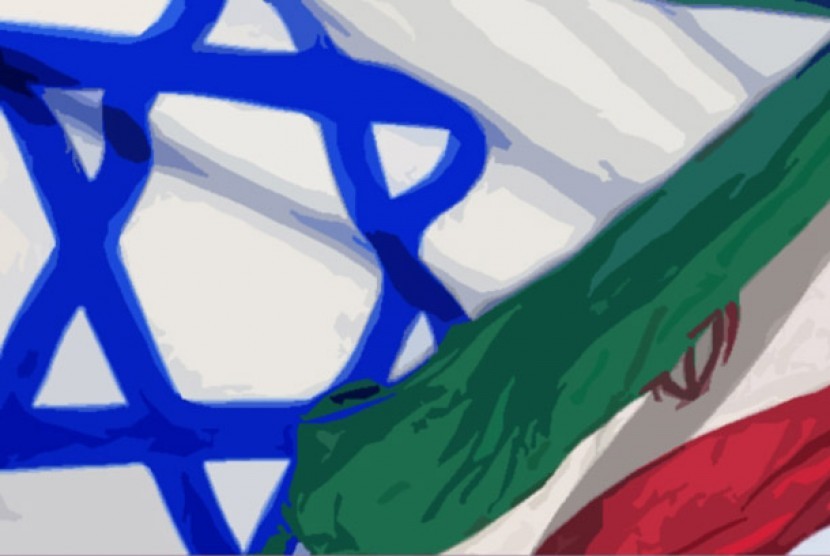 Israel vs Iran. (Ilustrasi)