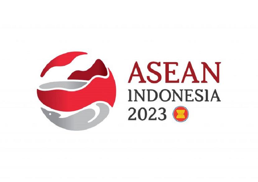 Logo keketuaan Indonesia di ASEAN.