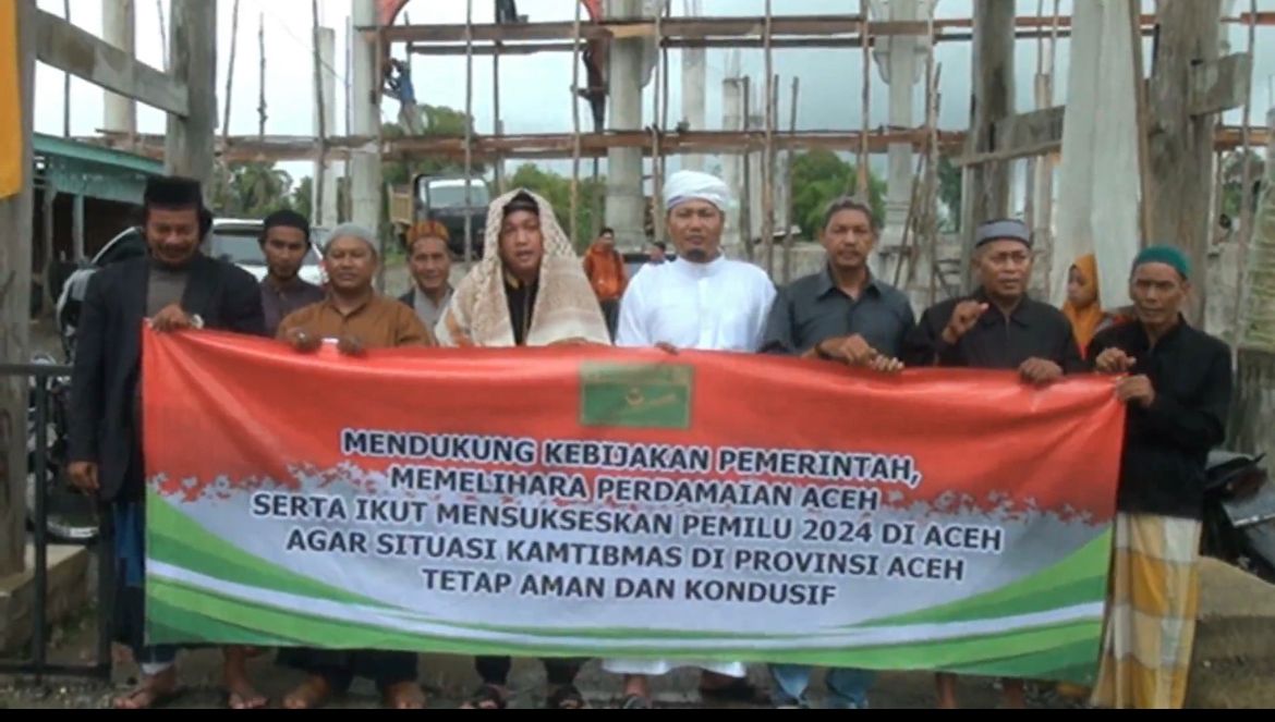 Pimpinan Dayah di Aceh Barat Ajak Semua Pihak Dukung Pemilu Damai